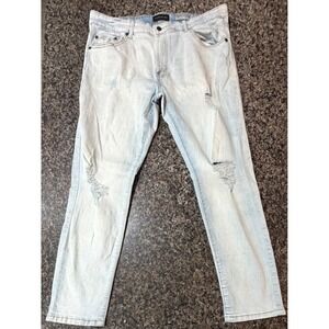 Aeropostale Super Skinny Distressed‎ Light Wash Denim Jeans 38x30